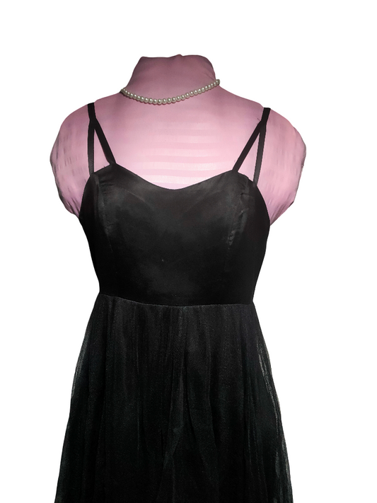 Hot Topic Crochet Black Dress