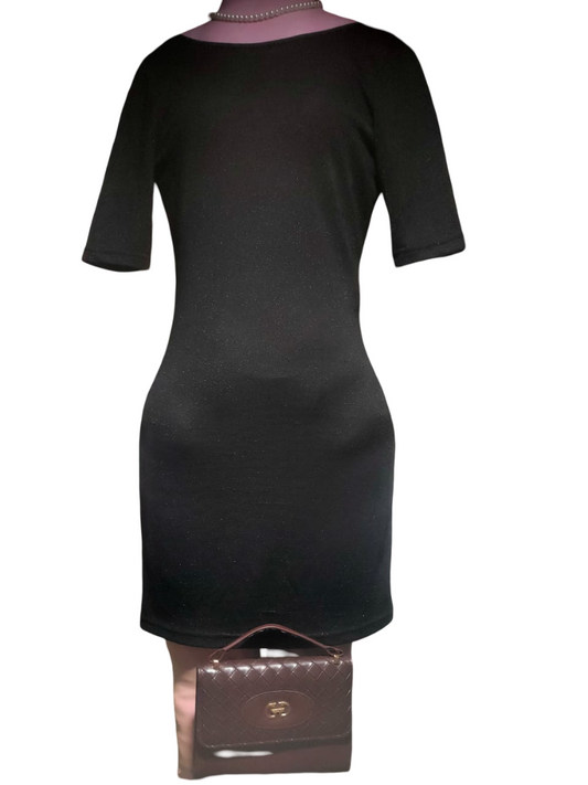 SHEER BLACK DRESS