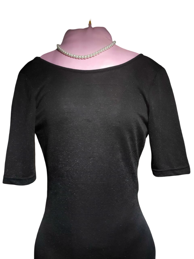 SHEER BLACK DRESS