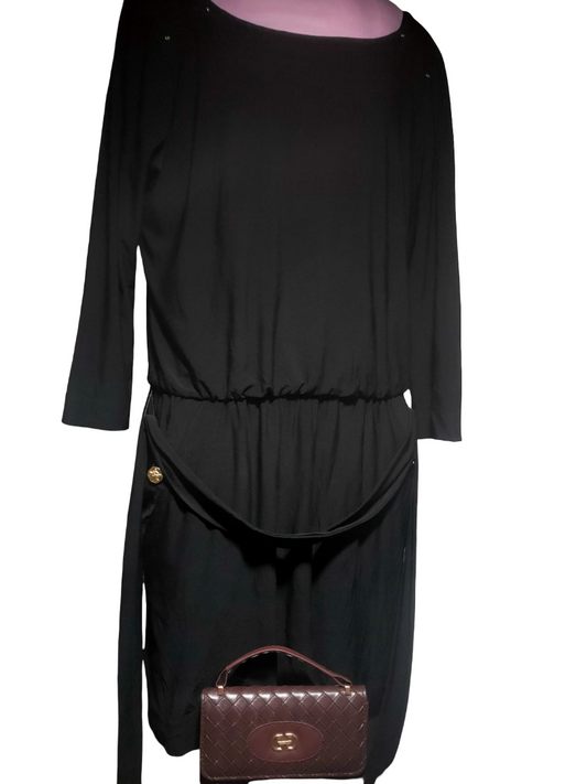 WHBM Long Sleeve Black Dress